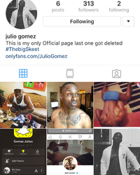 Follow the “Biggest” on instagram https://instagram.com/xjulioxgomezx2
